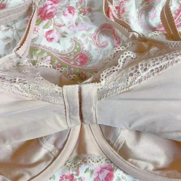 Bali Nude Unlined Bra 36DDD 36F 0416HU Bra - Picture 5 of 8